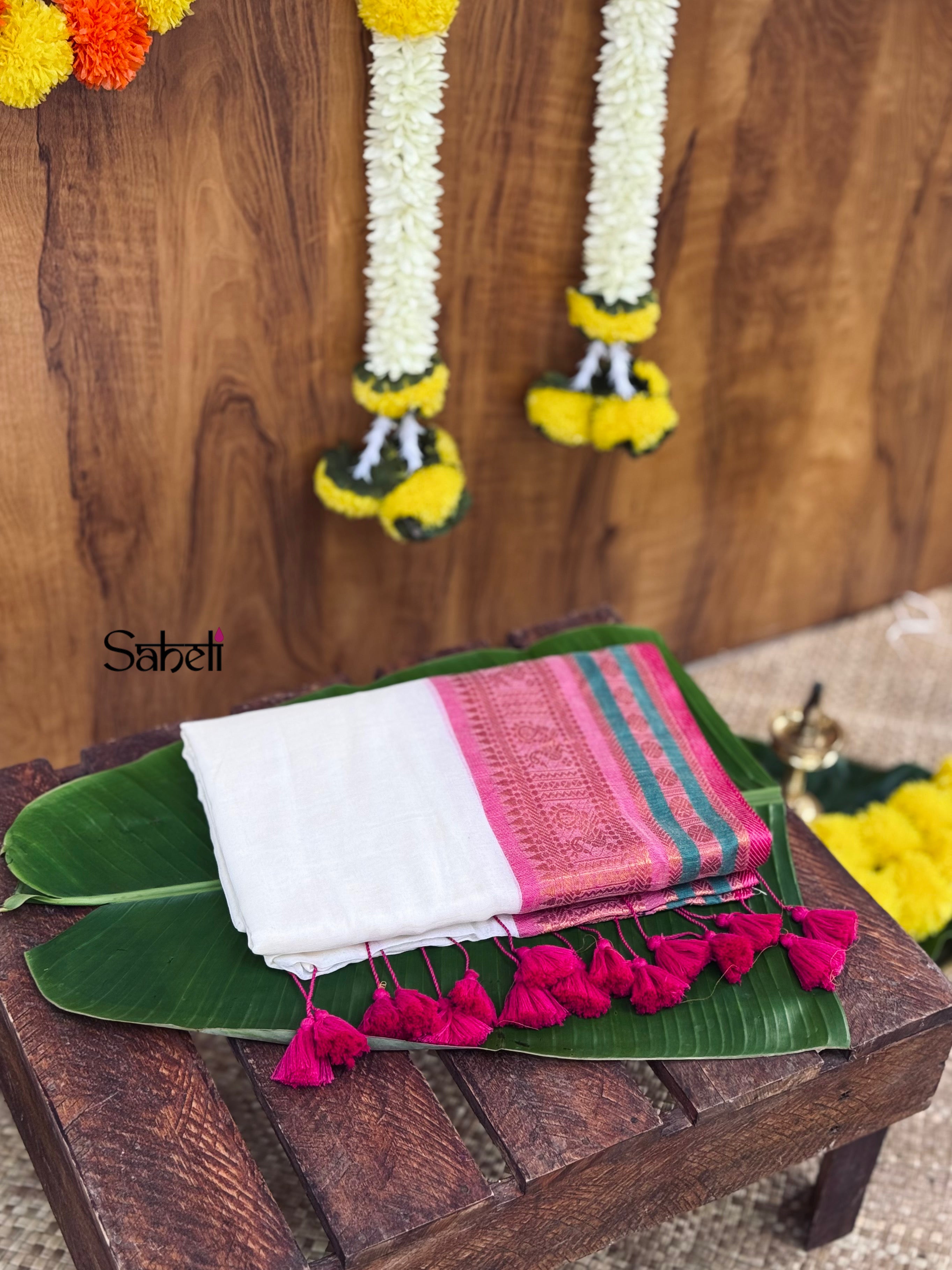 Cotton Saree (Code - cSH08)