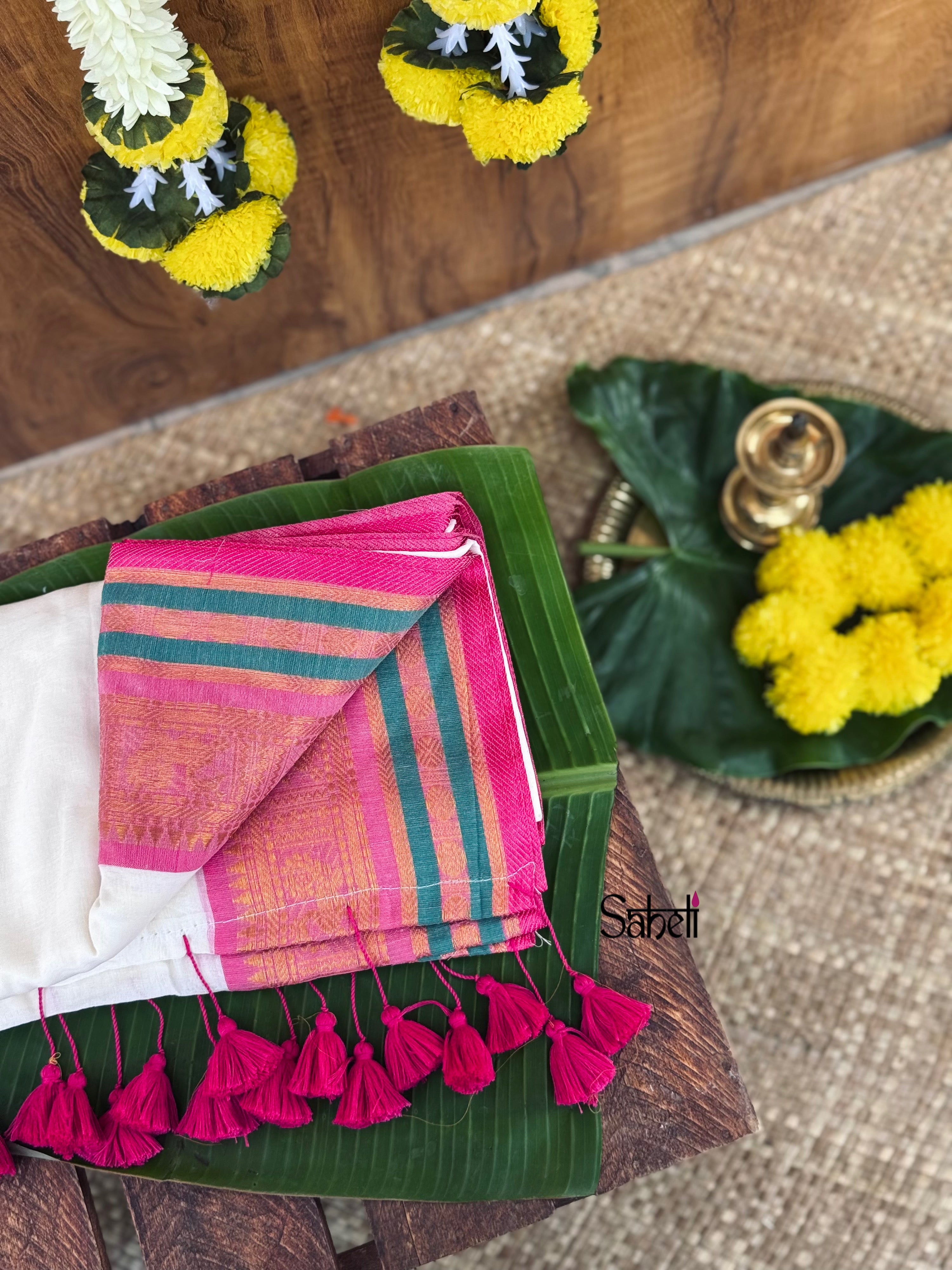 Cotton Saree (Code - cSH08)