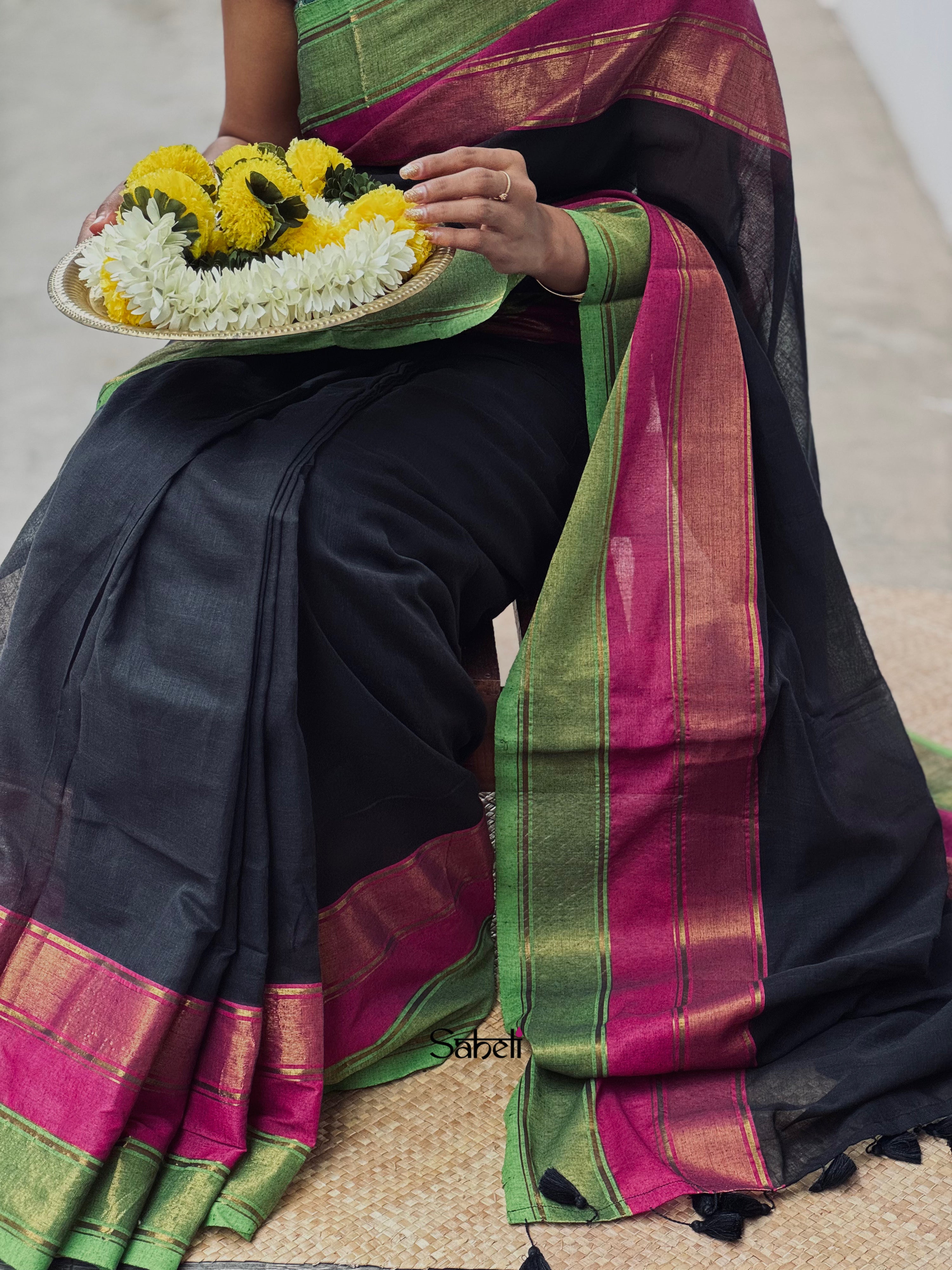 Cotton Saree (Code - cSH11)
