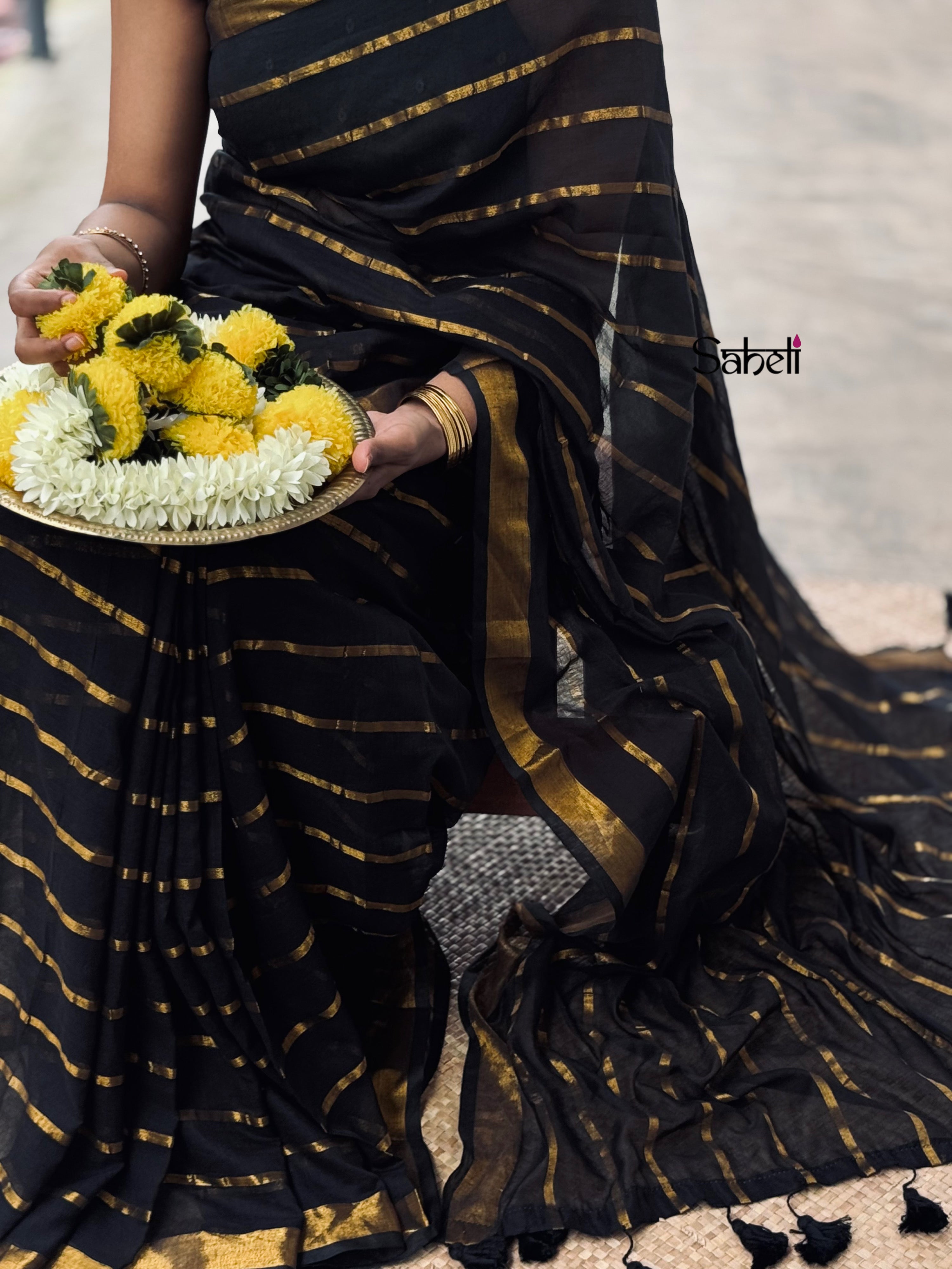Cotton Saree (Code - cSH13)