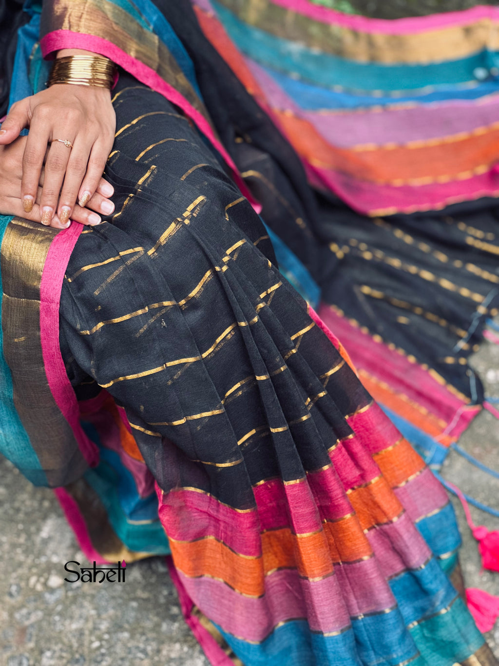 Cotton Saree (Code - cSH12)