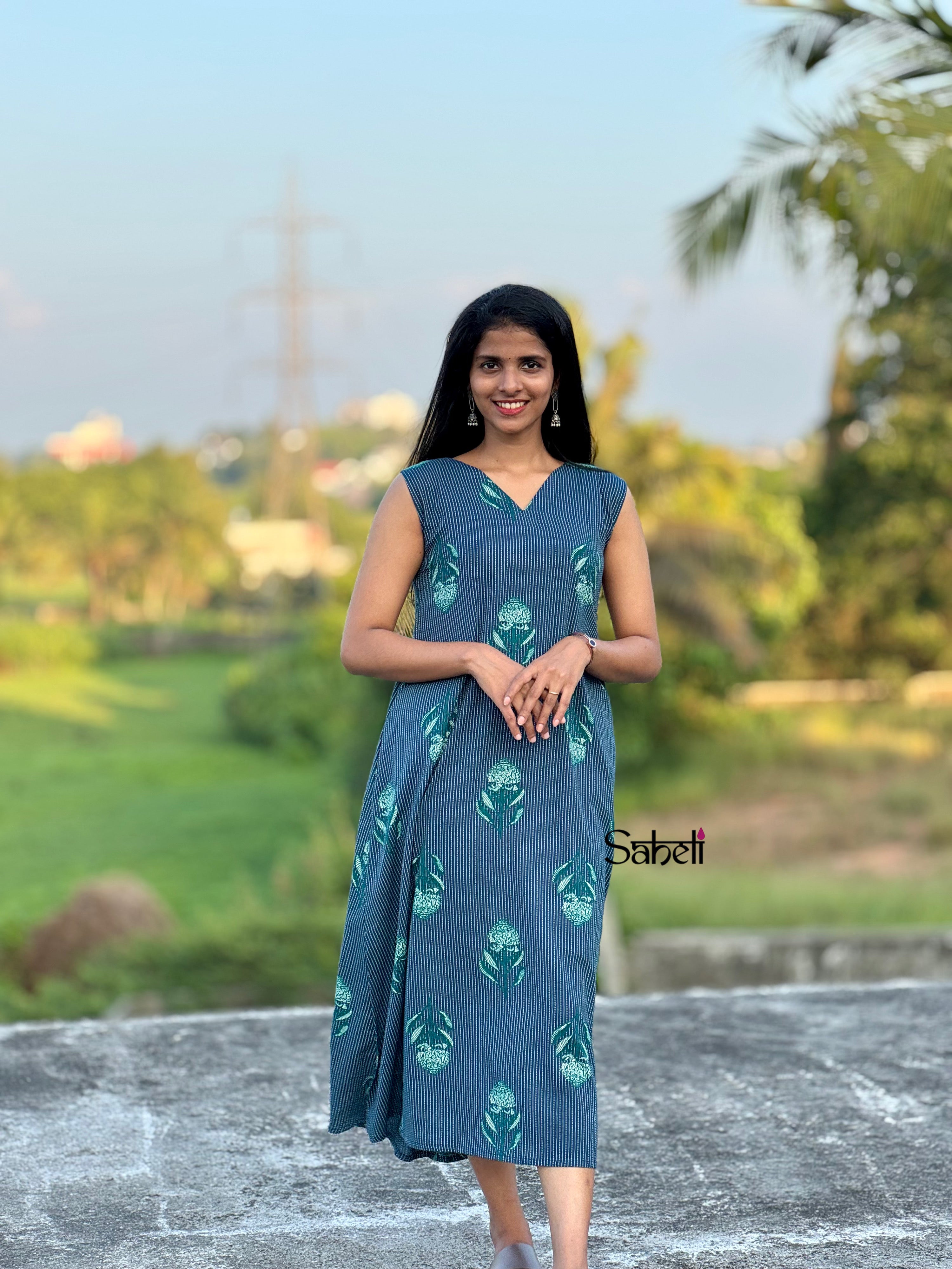 Dress (Code-129 SK )