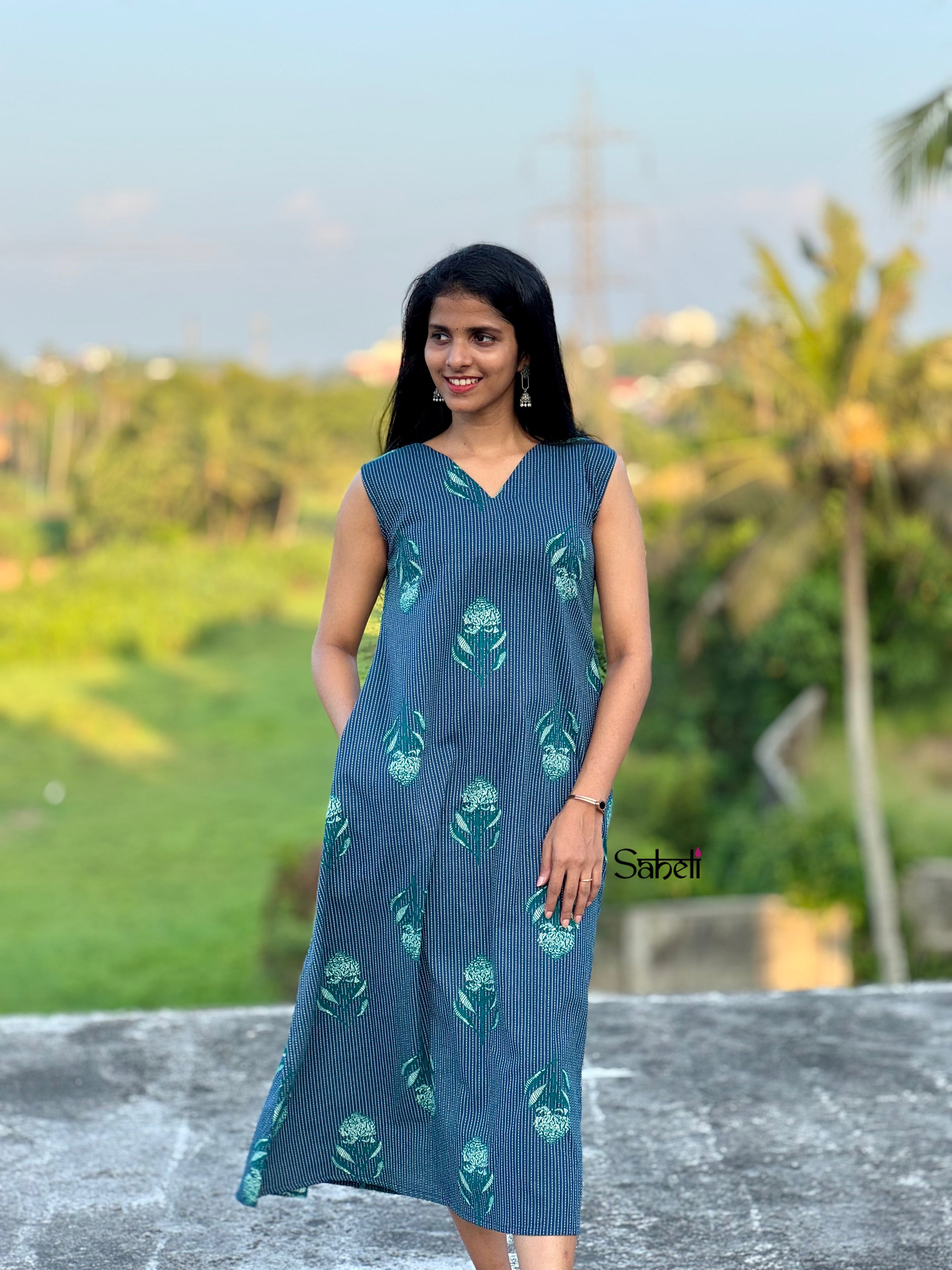 Dress (Code-129 SK )